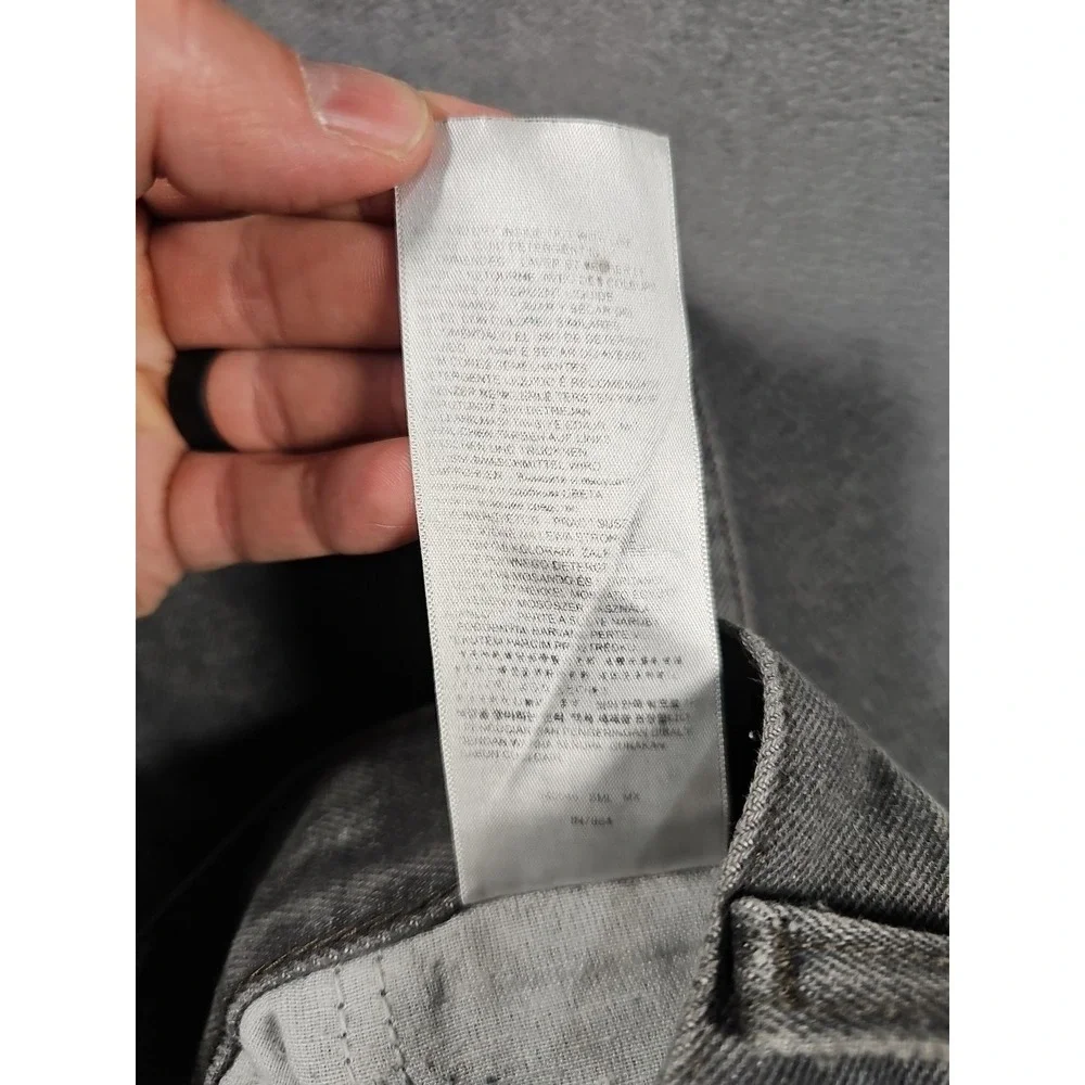 Levi's 501XX‎ Straight Leg Button Fly Jeans Grey Mens 30x30 Vintage Denim